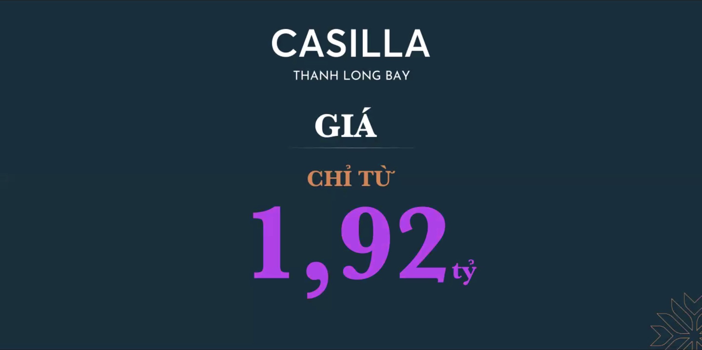 Giá bán giai đoạn đầu tiên tại Casilla Thanh Long Bay